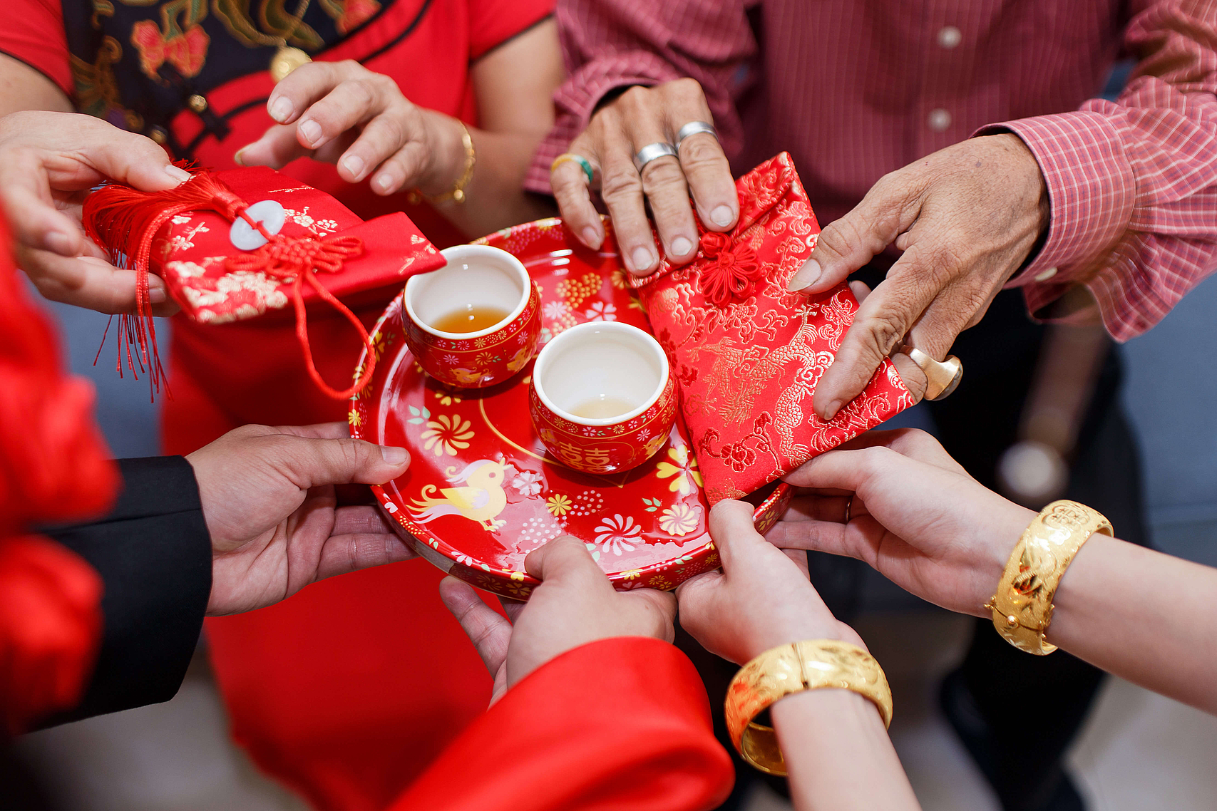 The Tradition of Giving Red Envelopes or Red Envelopes Filled with